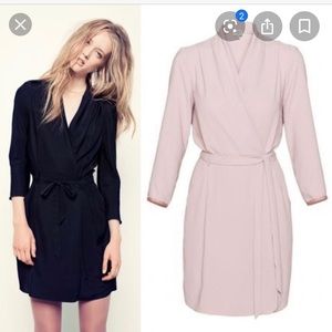 Aritzia Wilfred Franca Wrap Dress
